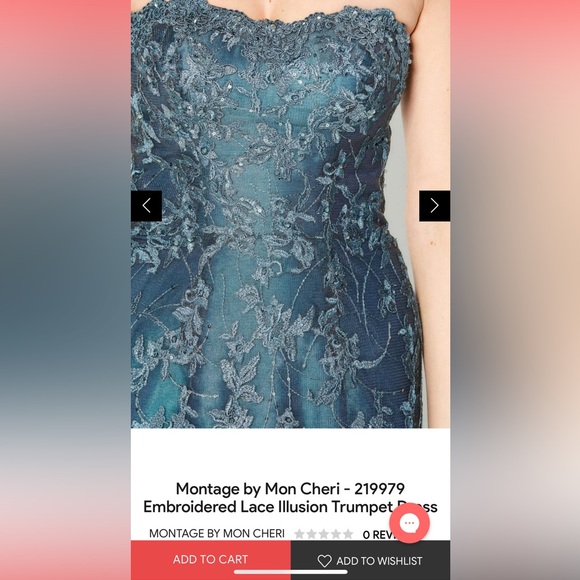 Selling mother of the bride dress worn once! Gorgeous ! - Picture 3 of 9